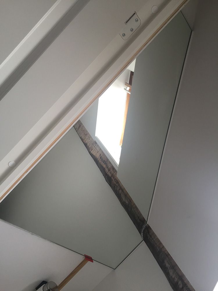 Glas i badeværelse