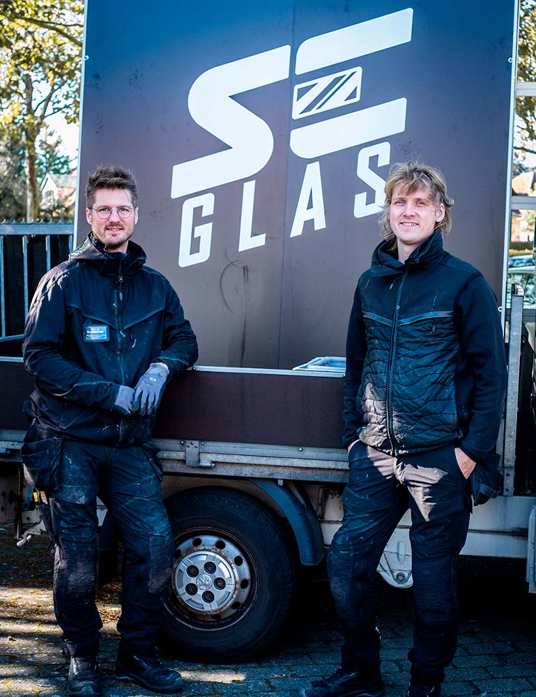 Lasse og Anders hos SE Glas